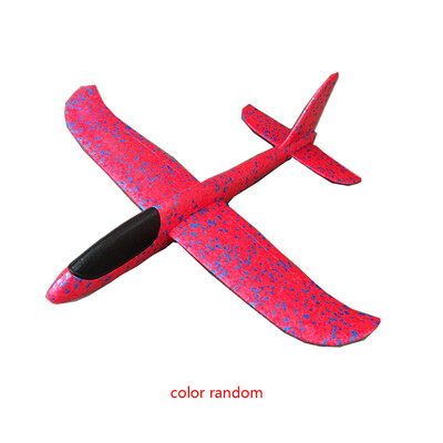 

Color Random Children Hand Throw Stunt Aircraft Soaring Circling Airplane Model Kids Falling Resistant Toy