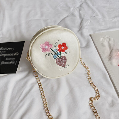 

Tailored Female Bag Small Round Bag Shoulder Simple Messenger Bag Chain Wild Small Bag