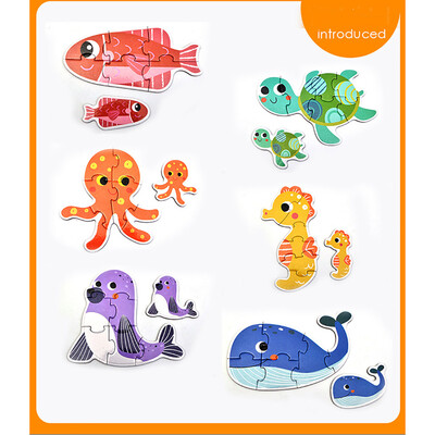 

Tailored Paper Puzzle Educational Developmental Baby Kids Training Toy