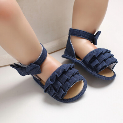 

Summer Baby Girls Bowknot Design Shoes Sandals Breathable Anti-Slip Soft Soled Shoes Princess Shoes