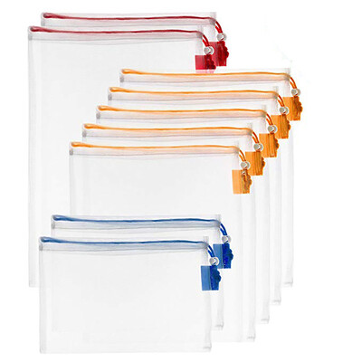 

Toponeto 9pcs Reusable Produce Bags Washable Bags Shopping Vegetable Fruit Toys Storage
