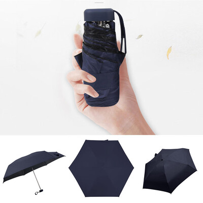 

Siaonvr Flat Lightweight Umbrella Parasol Folding Sun Umbrella Mini Umbrella