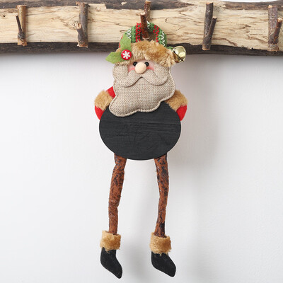 

Toponeto Christmas Tree Ornament Doll Hanging Snowman Santa Claus Door Window Decoration