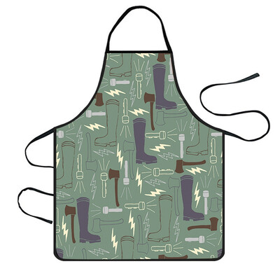 

Toponeto Home Women Waterproof Cute Cartoon Kitchen Restaurant Cooking Bib Apron Aprons