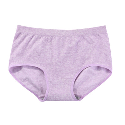 

2019 Women Briefs Color Cotton bikini seamless girl Comfort Underwear Women Breathable sexy Panties Middle Rise panty
