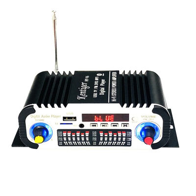 

Kentiger HY-V6 Mini Bluetooth TF USB FM Audio Amplifier DC 12V HI-FI Stereo Power Car Digital Audio Player