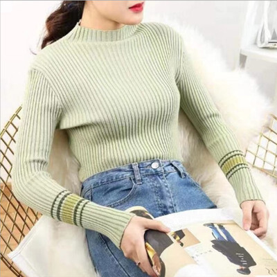 

Womens Sweaters 2019 Autumn Winter Knitted Sweater Thin Pullover Female Slim Soft Jumper Pull Femme Hiver Pink Knit Tops