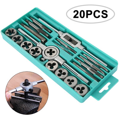 

Willstar 20Pcsset M3-M12 Taper Plate Toothset Nut Bolt Alloy Metal Hand Tools with Plastic Storage Case