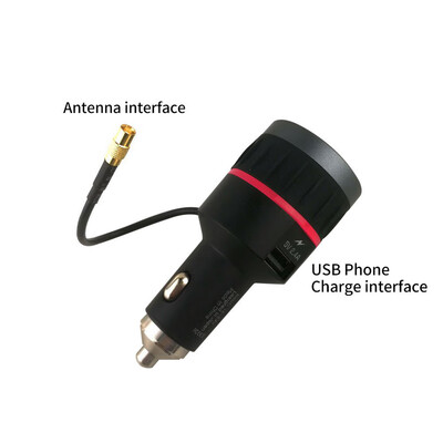 

Car DABReceiver Cigarette Lighter Plug 11" OLED Screen Display Automotive Digital FM Radio Receiver Antenna Kit