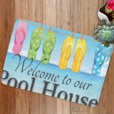 

Gobestart Popular Door Room Floor Mat Indoor Carpets Rag Bathmat Home Decor 40X60cm