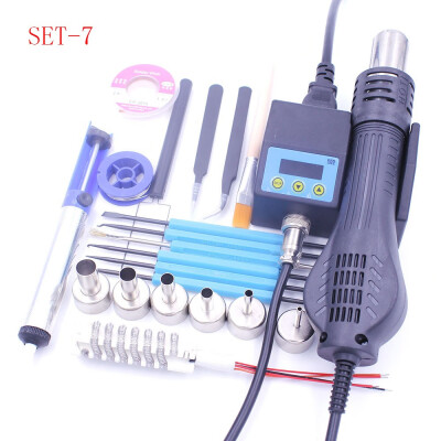 

Hot Air Gun Portable Digital BGA Rework Solder Station 8858D 220V 700W Hot Air Blower Heat Gun Desoldering Soldering Repair Tool