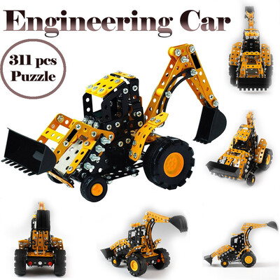 

YIWULAEngineer Car Set 311 pcs Car Model 3D Puzzle Kid Toy STEM Education Toy
