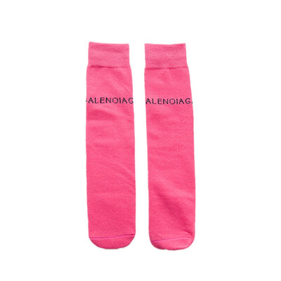 

Girls Kids Toddler Middle Knee High Socks Colours Cotton Baby Girl Socks Letter Print Solid Princess Socks 3-12 Y