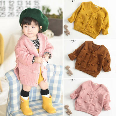 

Infant Newborn Kids Girl Cute Cotton Coat Jacket Winter Warm Button Outerwear