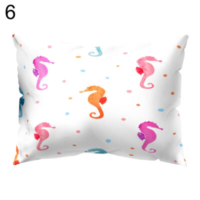 

Colorful Geometric Symbol Pillow Case Waist Throw Cushion Cover Bedroom Decor