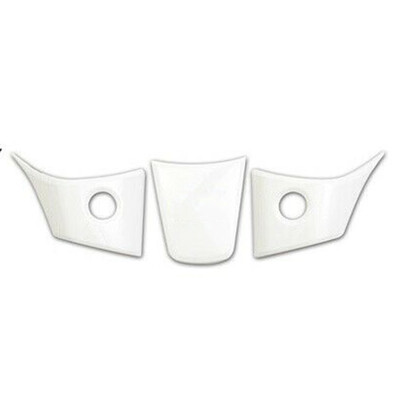 

For Tesla Model 3 Steering Wheels Accessories ABS Decorative Sticker Trims 3pcs