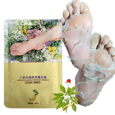 

Skin Care Ginseng Extract Remove Foot Dead Skin Mask Foot Care Peeling Exfoliating Skin Socks Whitening Beauty Feet Care Cream