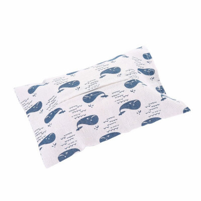 

Cotton Linen Tissue Box Towel Napkin Dispenser Storage Bag Paper Holder Cover Tissue Case Home Car Desktop Organizer