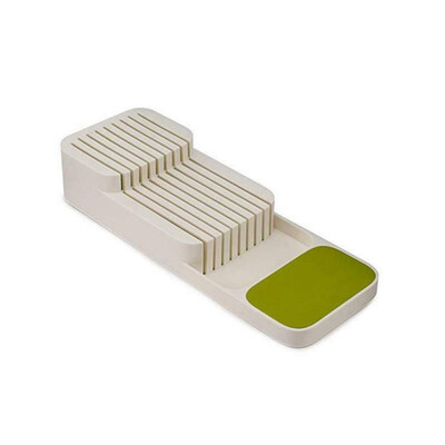 

Plastic Knife Block Holder Cutlery Drawer Organizer Tray Knives Utensil Rack Universal Knife Stand Organizer Kitchen Storage