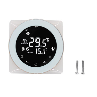

Programmable Voice Control Thermostat Electric Heating Temperature Controller LCD Touch Screen Wifi Thermostat