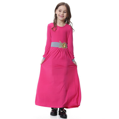 

Muslim Baby Girl Clothes Kids Dresses For Girls 2018 Muslim Hui Baby Girls Dress Fashion Lace Dress kids Clothes
