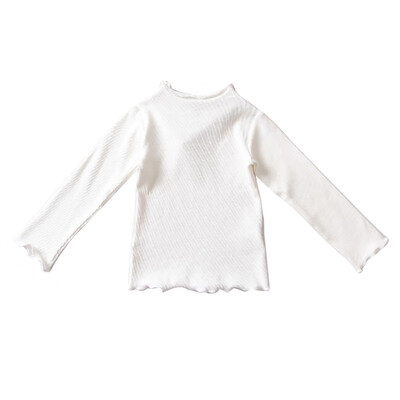 

Autumn Casual Baby Girl T-Shirts Cute Long Sleeve Solid Striped Print T-Shirts Kids Tops T-Shirts Casual Blouse