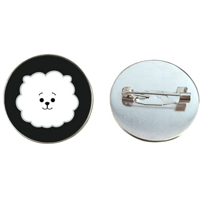 

Kpop BTS Cute Q Version Badge Cute Cartoon Brooch Bag Pendant Boys Girls Accessories Hot Gift for Fans