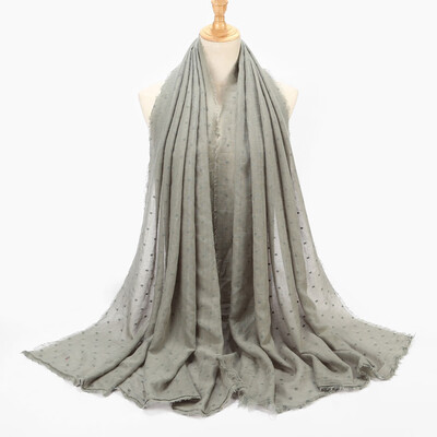 

Gobestart 10Colours Women Solid Fashion Cotton Long Scarf Muslim Hijab Wrap Shawl Headwear