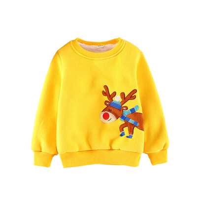 

Children Boy Kids Clothing Boys Coat Jackets Letter Print Fashion Sweatshirts Long Sleeve Outerwear Clothes with Velvet