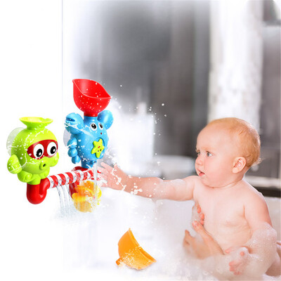 

YIWULACute Baby Bath Animals Toys Shower Kids Water Tub Bathroom Playing Toy Gifts