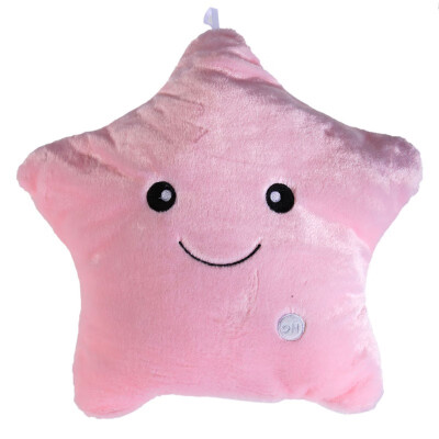 

4035cm Colorful Body Pillow Star Glow LED Luminous Light Pillow Cushion Soft Relax Gift Smile 5 Colors Body Pillows