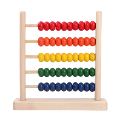 

Educational Toy Wooden Mini Abacus Children Early Math Learning Toy Numbers Counting Calculating Beads Abacus Montessori