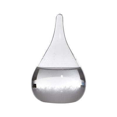 

30ml Transparent Droplet Storm Glass Water Drop Weather Storm Forecast Predictor Monitor Bottle Home Decor