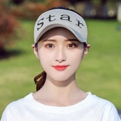 

Summer sunscreen&sunshade STAR empty cap anti-ultraviolet sun cap overhang fashion for men&women