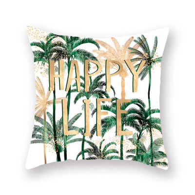 

Green Plant Digital Printing Pillowcase Pillow Pillow Cushion Home Decoration