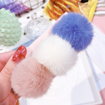 

Children Fashion Headwear Cute Hairpin Baby Girls Hair Clips Kids Pompon Barrettes