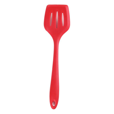 

High Temperature Resistance Spoon Silicone Soup Spoons Kitchenware Non-stick Cookware Rice Spoon Leak Shovel