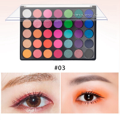

35-color Fashion Glitter Matte Eye Shadow Long-lasting Waterproof Smudge-proof Colorful Eyeshadow Palette