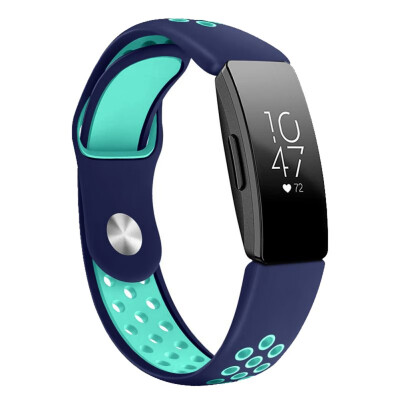 

High Quality Bracelet Inspire HR Two-Color Silicone TPU Strap For Fitbit Inspire Smart Watch Strap