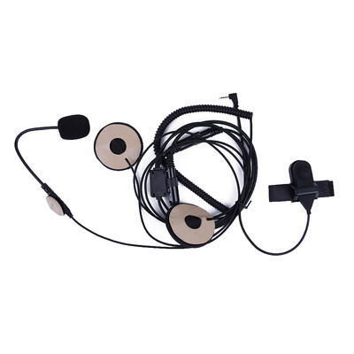 

Half Face Motorcycle Helmet Headset Earpiece PTT CB Radio Replacement for TLKR T80 T60 T5 T7 T5410 T5428 FR50 XTR446