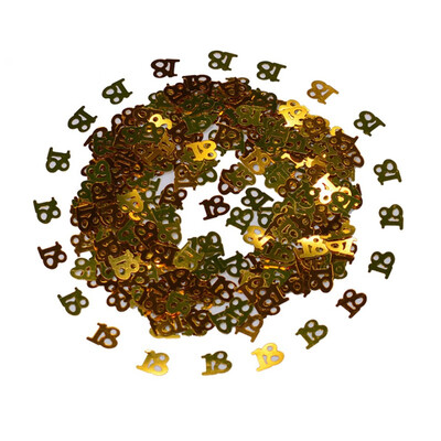 

Sparkling Happy Birthday Anniversary Confetti number 30 40 50 60 years Adult Birthday Party Tabletop Table Scatters Decoration