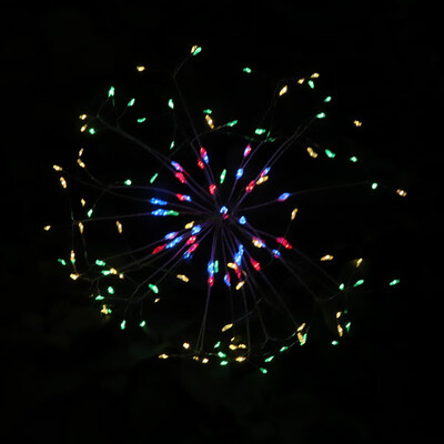 

Home Courtyard Floral Outdoor Tree Indoor Decor LED Remote Control Lamp Hang Light Modern Dandelion Timing LED Light