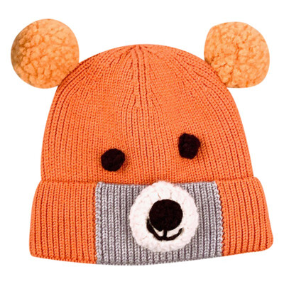 

Toddler Girls Boys Winter Hats Baby Infant Winter Keep Warm Hat Double Ball Crochet Knit Hat Children Kids Beanie Cap NEW