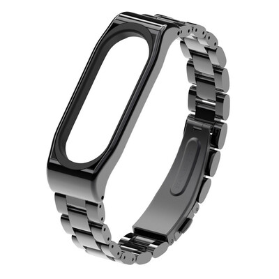

〖Follure〗Luxury Stainless Steel Watchband Replacement Bracelet Strap For Xiao Mi Band 3