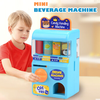 

YIWULAChildren Simulated Sound Vending Machine Kit Pretend Play Education Toy