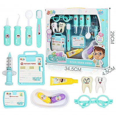 

Siaonvr Child Doctor Dentist Suit Simulation Toy Role-Playing Game Toy Set