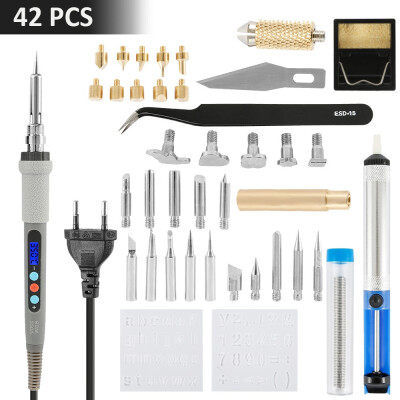 

3742PCS Digital carving Art Pen soldering iron suit Wood Burning Tool Kit Craft Set Soldering Pyrography Tips