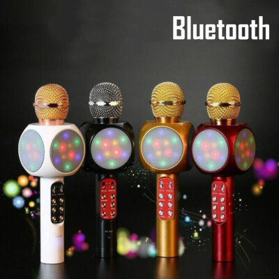 

Handheld Wireless Bluetooth Microphone KTV Karaoke Microphone with Speaker1800mAh Battery