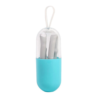 

Toponeto Portable Reusable Washable Food Grade Silicone Drinking Bent Straws With Box