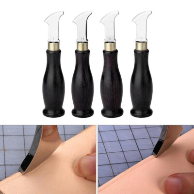

Ebony Handle Leather Edge Creaser Leathercraft Marking Edge Decorate Line Tool Stainless Steel Blade Shallow Groove Press Line